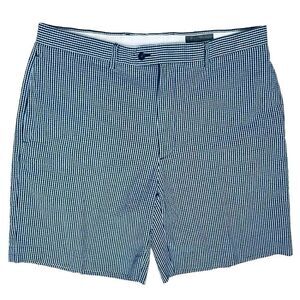 Daniel Cremieux Men’s Blue Seersucker Shorts Size 38